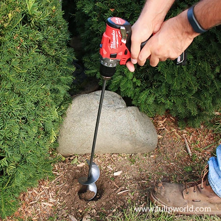 Flower Bulb Hex Drill Planter Large -Garden Supplies Sales Store 11105 large hex drill planter 3